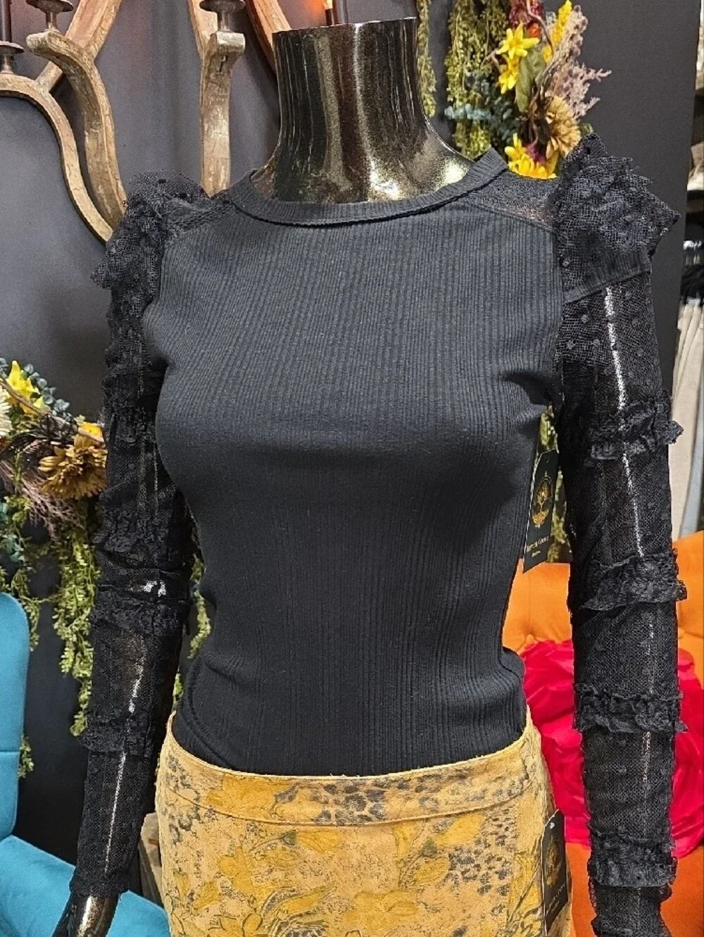 Free People fitted ribbed